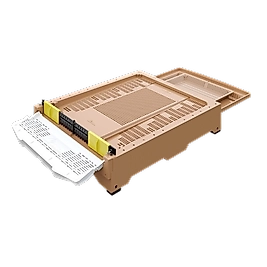 Apimaye A Tipi Uçuş Tahtalı Kovan Tabanı | Anti-Varroa Izgaralı