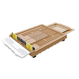 Apimaye D-Tipi Önden Çekmeceli Polen Tuzaklı Anti-Varroa Kovan Tabanı