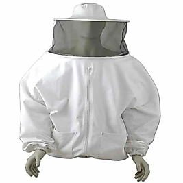 Profesyonel Astronot Tipi 3 Fermuarlı Arıcı Maskesi – Beyaz