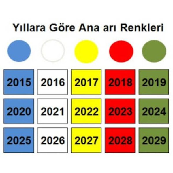 Lega Ana Arı İşaretleme Boyası, Mavi