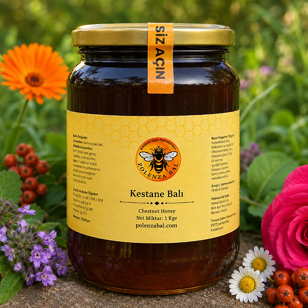 Artvin Borçka Hakiki Kestane Balı 1 kg | Doğal ve Katkısız