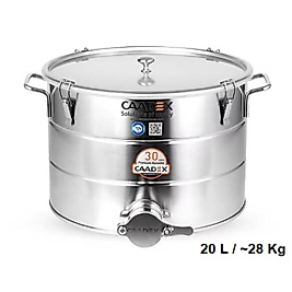 Caadex 28 Kg Mini Seri Paslanmaz Bal Dinlendirme ve Hassas Dolum Kabı (CX-CAMCS28)