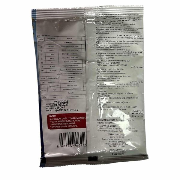Beeneral Arı Mineral Takviyesi – 100 Gr Yüksek Emilimli Destek