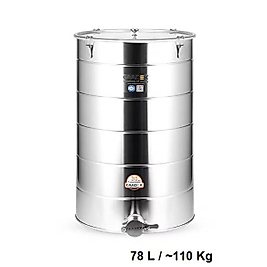 Caadex 110 Kg Profesyonel Saplı Paslanmaz Bal Dinlendirme ve Dolum Kabı (CX-CAMCS110)