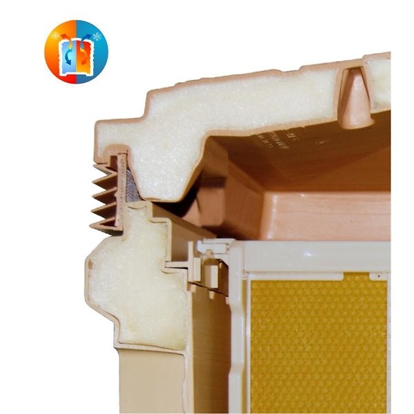 Apimaye Termo Kovan 2 Katlı LN-24 Çerçeveli