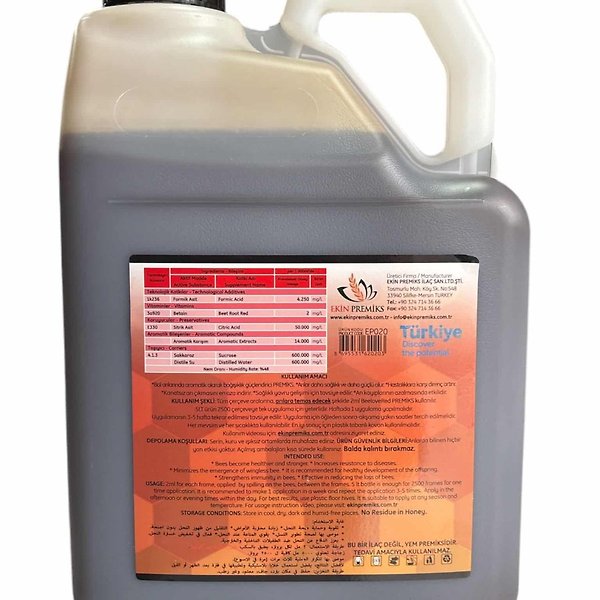 BeeLove Red Sıvı Premiks 5 Litre
