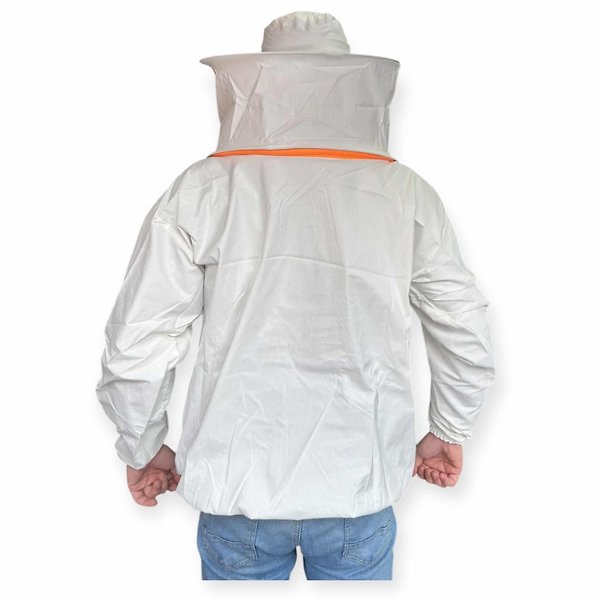 Profesyonel Astronot Tipi 3 Fermuarlı Arıcı Maskesi – Beyaz