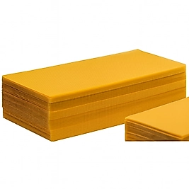 10 kg Gür Petek Sıcak Döküm – %100 Doğal Balmumundan Hazır Temel Petek