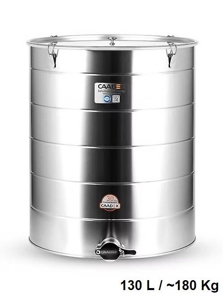 Caadex 180 Kg Profesyonel Paslanmaz Bal Dinlendirme ve Dolum Kabı (CX-CAMCS180)