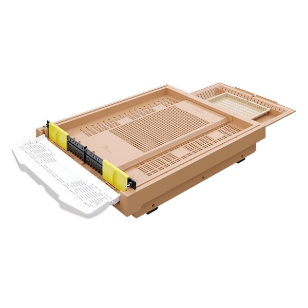 Apimaye E-Tipi Anti-Varroa Izgaralı ve Polen Tuzaklı Kovan Tabanı