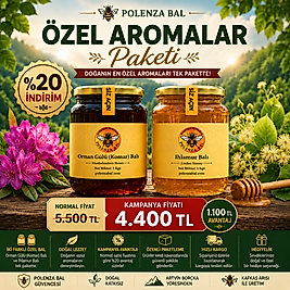 Özel Aromalar Paketi | 1 Kg Komar Balı + 1 Kg Ihlamur Balı (%20 Kampanya)
