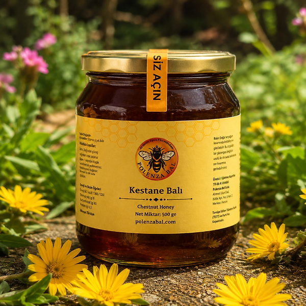 Artvin Borçka Hakiki Kestane Balı 500 gr | Doğal ve Katkısız