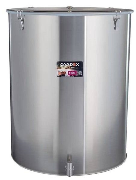 Caadex 130 LT Paslanmaz Çelik Zeytinyağı Dinlendirme Tankı (30 Yıl Garantili)