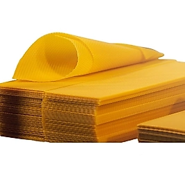 Muğla Katkısız Bal Mumu Petek – Sıcak Döküm 10 Kg (21x41cm)