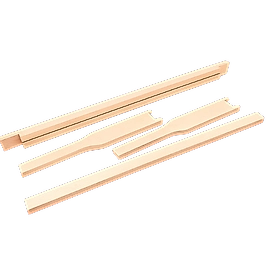 100 Adet 23’lük Çakılmamış Arı Çerçevesi - Kaliteli Kovan Çıtası Seti