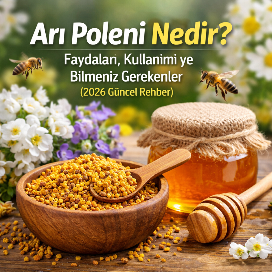 Arı Poleni Rehberi 2026 – Faydaları, Kullanımı ve Doğal Polenzabal