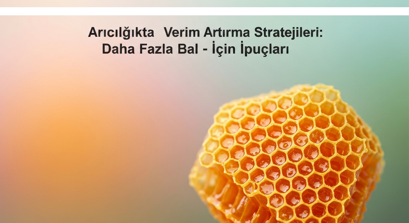 Arıcılıkta Verim Artırma Stratejileri: Daha Fazla Bal İçin İpuçları