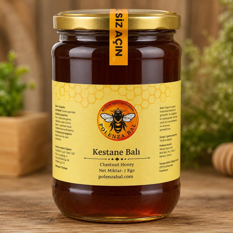 Artvin Borçka Hakiki Kestane Balı 1 kg | Doğal ve Katkısız