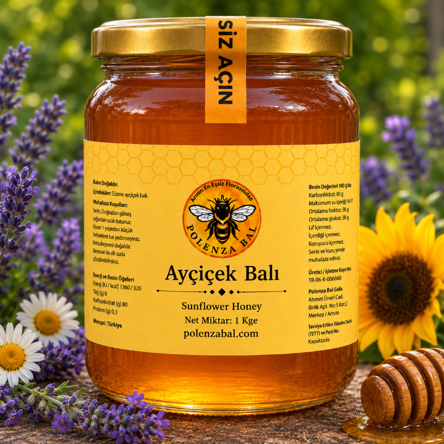 Doğal Ayçiçek Balı 1 Kg