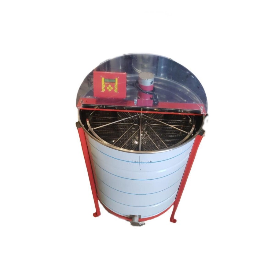 Mineli Yatarlı Tam Otomatik 6 Çerçeveli Bal Süzme Makinesi (220V)