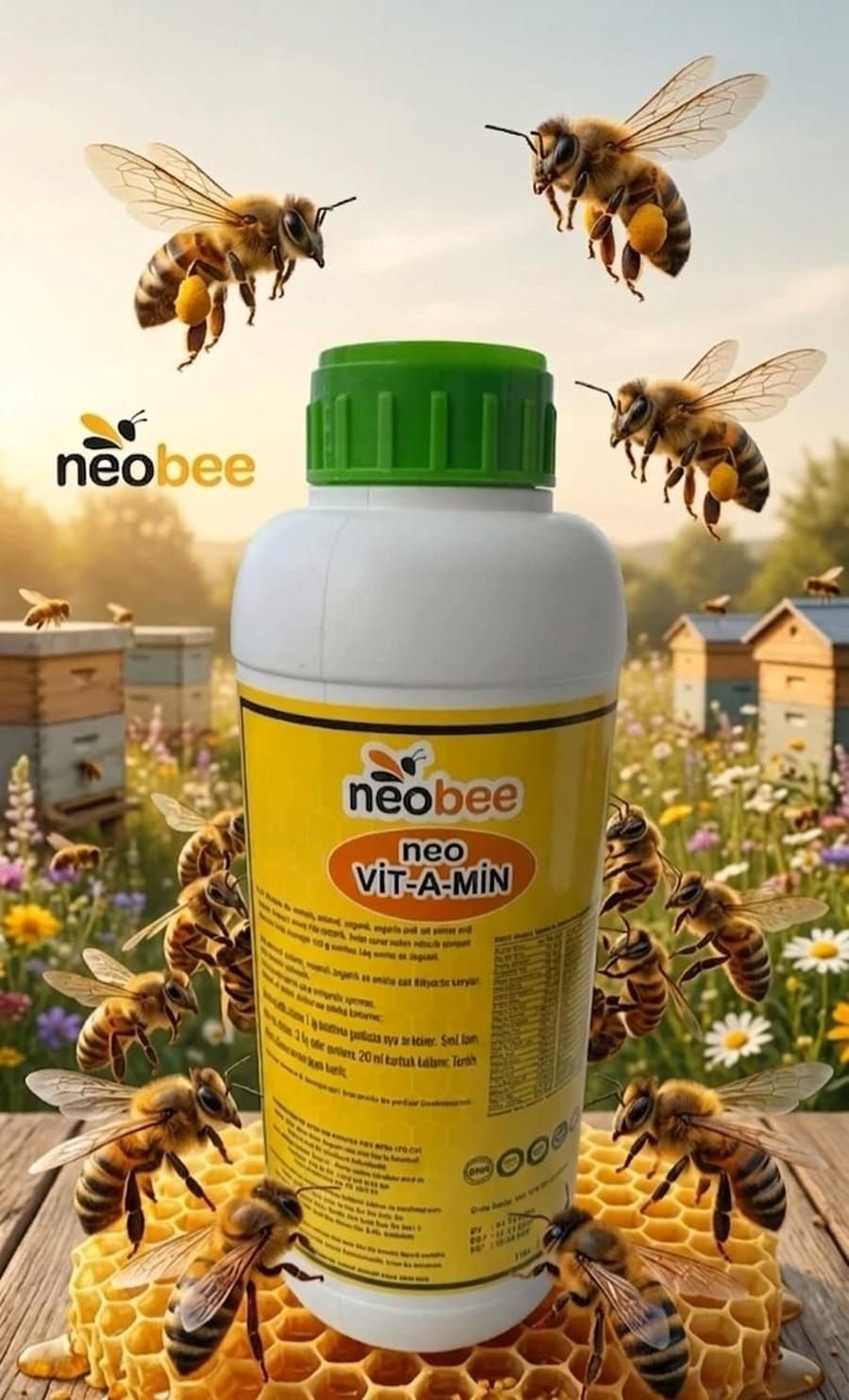 Neobee Neo Vit-A-Min | Sıvı Arı Vitamini Katkısı